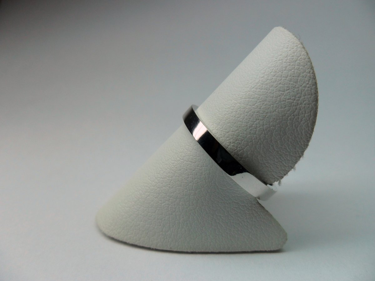 Basis Ring Witgoud Smal